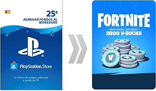 PSN Credito para Fortnite  2800 V-Bucks | Código de descarga PS4 - Cuenta española