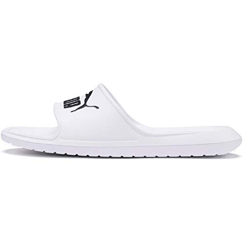 PUMA DIVECAT V2, Sandalias deslizantes Unisex-Adulto, Blanco White Black, 42 EU