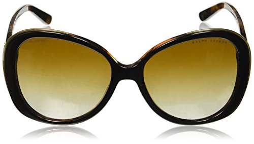 Ralph Lauren 0RL8166 Gafas de Sol, Top Black/Havana Jerry, 57 para Mujer