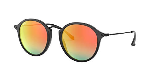 Ray-Ban 0RB2447 Gafas de sol, Shiny Black, 51 para Hombre