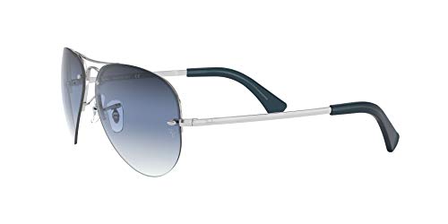 Ray-Ban 0RB3449-91290S-59 Gafas, Silver (91290s), L Unisex Adulto