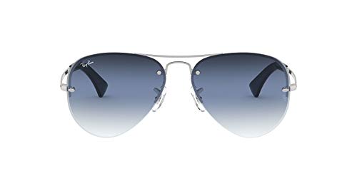 Ray-Ban 0RB3449-91290S-59 Gafas, Silver (91290s), L Unisex Adulto