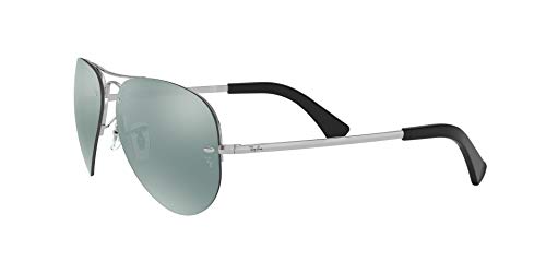 Ray-Ban 3449 Gafas de sol, Silver, 59 para Hombre