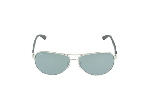 Ray-Ban Carbon Fibre Gafas de sol, Silver, 58 para Hombre