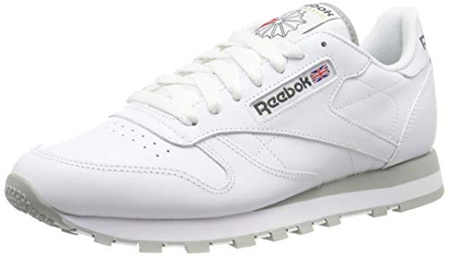 Reebok Classic Lthr 2214, Zapatillas de Trail Running para Hombre, Blanco (Intense White/Light Grey), 43 EU