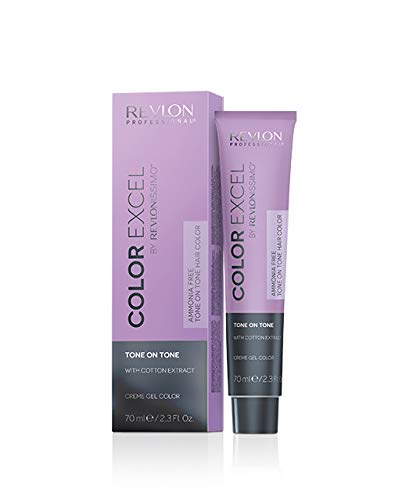 Revlon Professional Color Excel By Revlonissimo - Tinte de coloración en tono bronceado (tinte Ammonia Free Hair Color 33.20, 1 x 70 ml)