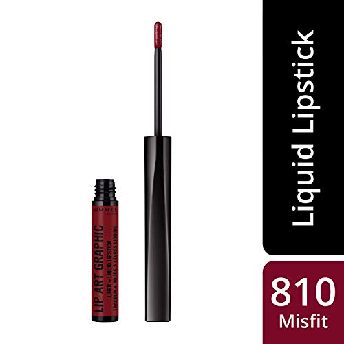 Rimmel London Lip Art gaphic barra de labios Tono 810, 8 g