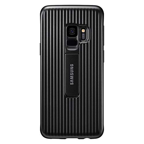 Samsung Protective Standing Cover, Funda para Galaxy S9, Negro