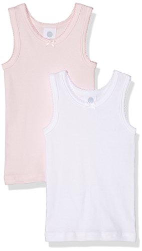 Sanetta 333369 Camiseta, Rosa (magnolie 3609), 116 cm (Pack de 2) para Niñas