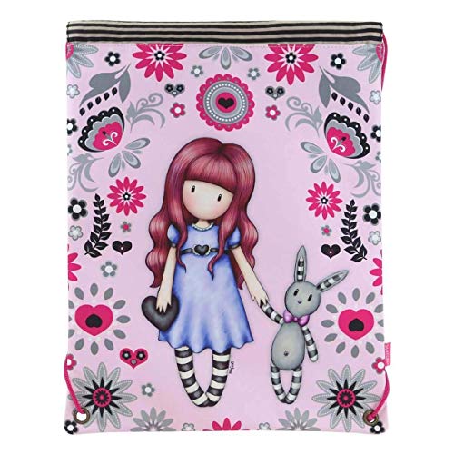 SANTORO GORJUSS Mochila Plana, Niñas, Rosa (Rosa), 1x33x43 cm (W x H x L)