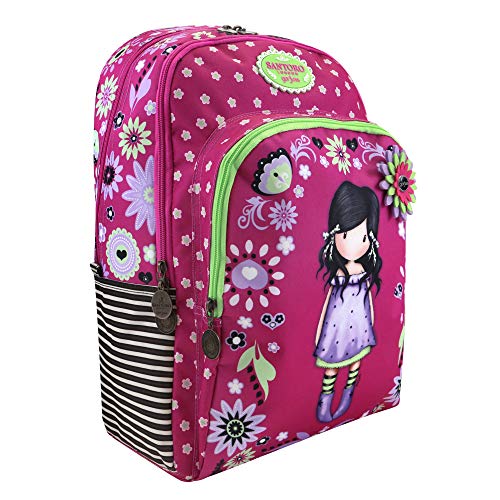 SANTORO GORJUSS Mochila Triple Bolsillo, Niñas, Rosa (Fucsia), 5x30x45 cm (W x H x L)