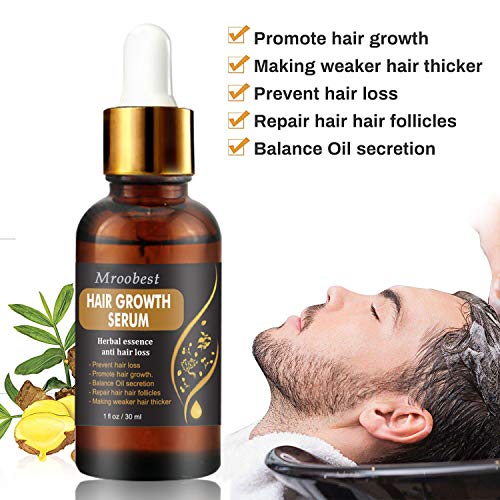 Serum Cabello, Hair Serum, Hair Growth Serum, Tratamiento para el Cabello, Anti Caida Cabello, Tratamiento para la pérdida de cabello fortalece las raíces del cabello, Crece Pelo para Hombre y Mujer