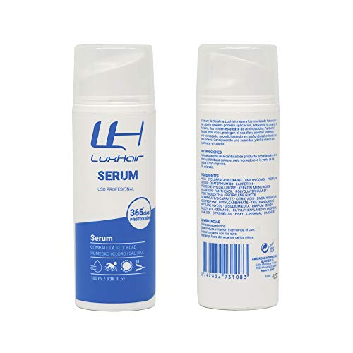 Serum de Keratina Reparador LuxHair para Cuidado y Protección de Pelo y Cabello en Sistemas de Prótesis Capilares – Pelucas - Extensiones | Hidratación intensa