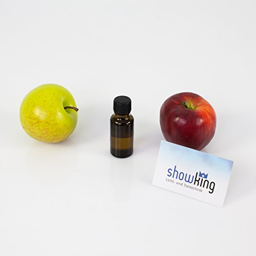 Set de 5 x Líquido de niebla - Aroma manzana, Producido en Alemania, 20 ml - Olor a manzana - Pack de sustancias aromáticas para máquina de humo / Humo perfumado discoteca - showking