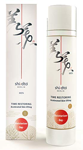 shi/dto | Crema de día anti-envejecimiento hidratante lifting avanzado para hombres que hace retroceder el tiempo - con tecnología S/D Resveratrol & Superox-C - 50 ml