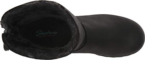 Skechers Keepsakes 2.0, Botas Efecto Arrugado para Mujer, Negro (Black Blk), 36 EU