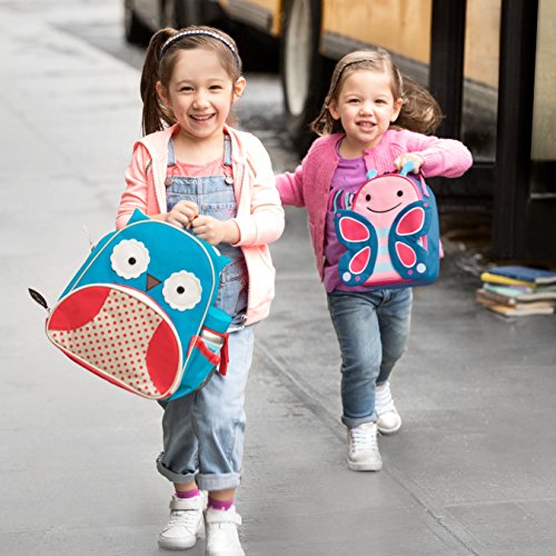 Skip Hop Zoo Lunchies - Bolsa térmica, diseño butterfly, color rosa