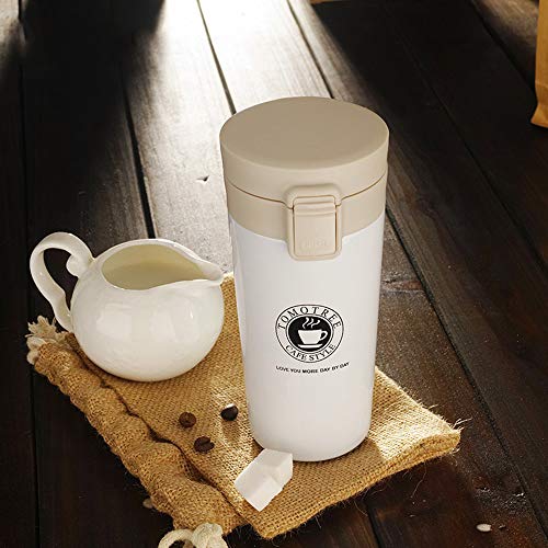 SLOSH Taza Termica Cafe Vaso Termo Termico Viaje Blanco