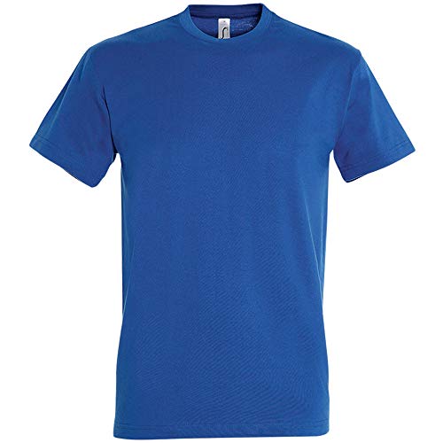 SOLS - Camiseta de Manga Corta Modelo Imperial para Hombre (Grande (L)) (Rosa orquídea)