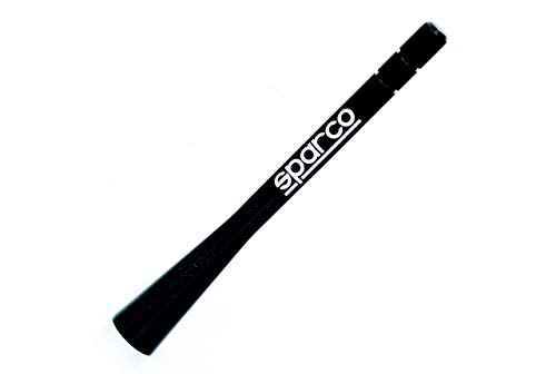 Sparco OPC14160001 Urban Antena de Coche, sin valvulas, Negro/Blanco