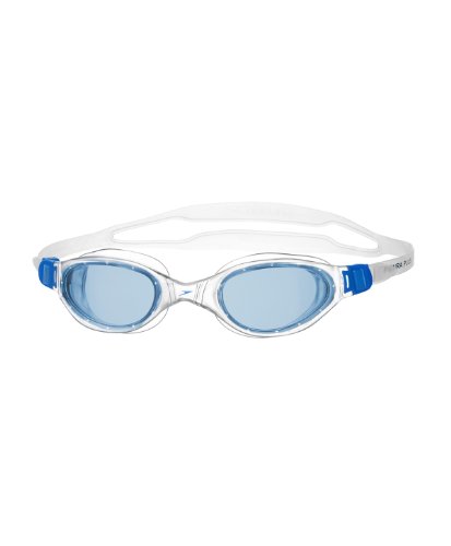 Speedo Futura Plus Gafas anticloro, Unisex, Transparente/Azul, Talla Única