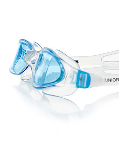 Speedo Futura Plus Gafas anticloro, Unisex, Transparente/Azul, Talla Única