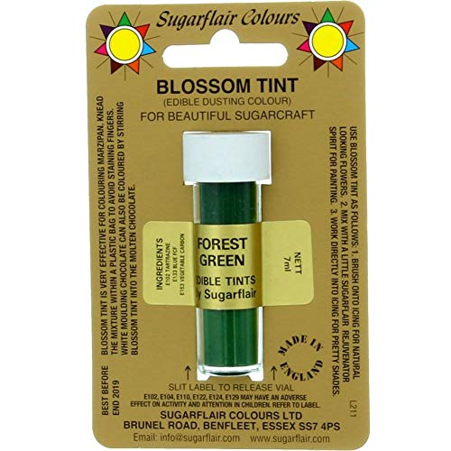 Sugarflair Colours Forest Green - Blossom Tint Dusting Colour 7ml Vial