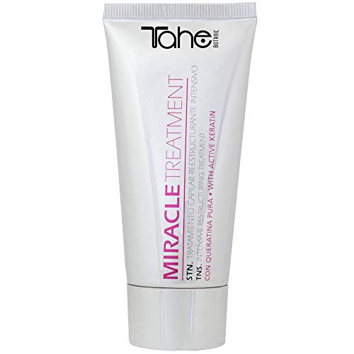 Tahe Botanic Miracle Treatment Tratamiento Reestructurante Intensivo con Queratina Activada y Células Madre Vegetales Activas, 50 ml