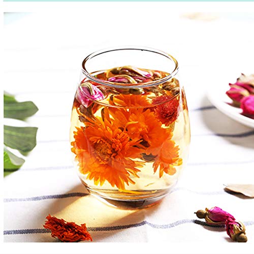 Té de hierbas chino Fruta Fruta Té Té de rosa Seda Crisantemo dorado Embotellado Nuevo té Perfumado Cuidado de la salud Flores Té Té Verde Comida Verde (35g Osmanthus)