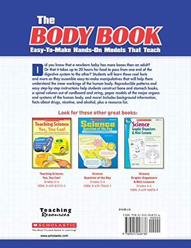 The Body Book: Easy-To-Make Hands-On Models That Teach