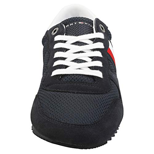 Tommy Hilfiger Essential Mesh Runner, Zapatillas para Hombre, Azul (Desert Sky Dw5), 44 EU