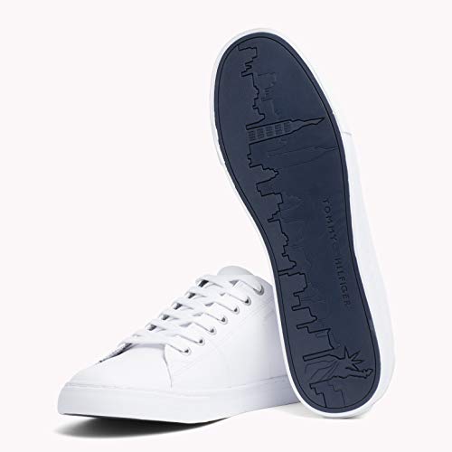 Tommy Hilfiger, Zapatillas Hombre, Blanco (White 100), 42 EU