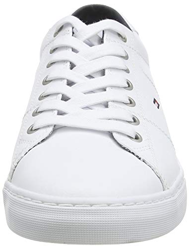 Tommy Hilfiger, Zapatillas Hombre, Blanco (White 100), 42 EU