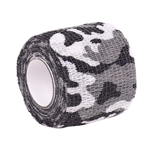 TONGXU 10 Rollos Vendaje Autoadhesivo Elástico No Tejido Tape Cinta Deportiva Fijación Vendajes de Camuflaje 5cm x 4,5m