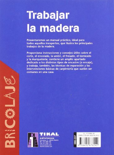 Trabajar La Madera (Paso A Paso) (Bricolaje)