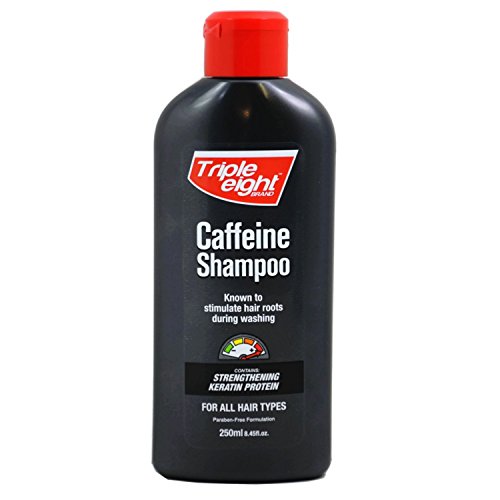 Triple Eight - Champú de cafeína de 250 ml para todo tipo de cabello