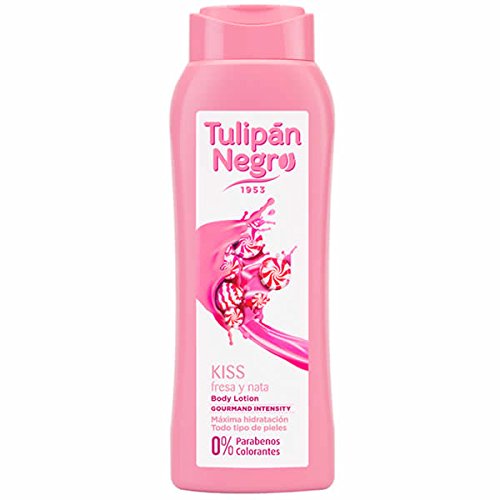 TULIPAN NEGRO BODY MILK 400ML.FRESA Y NATA