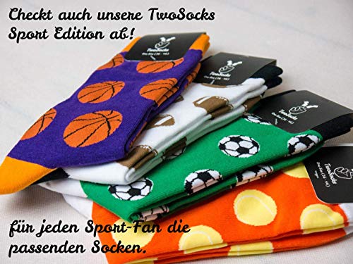 TwoSocks Calcetines - Unisex Hombre Mujer Diseño de moda/Tamaño 36-46 / Medias Calcetines Calcetín Calcetín Hipster Pintura Pintura divertido colorido divertido (cerveza)