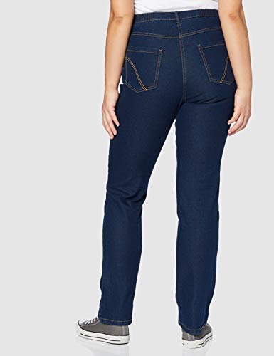 Ulla Popken Jeans Regular Fit Stretch, Vaqueros Para Mujer, Azul (Bleached 92), 50