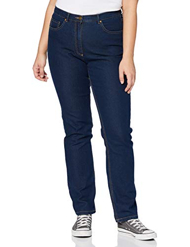 Ulla Popken Jeans Regular Fit Stretch, Vaqueros Para Mujer, Azul (Bleached 92), 50