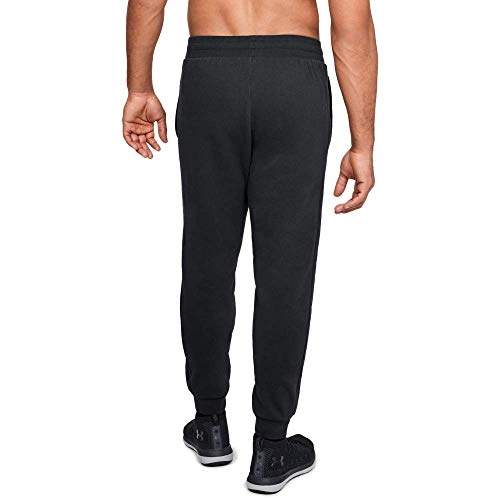 Under Amour Jogger Rival Fleece Pantalones para Correr, Hombre, Negro, XS