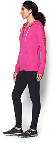 Under Armour Women's Storm Rival Cotton Full Zip Hoodie X-Small Rebel Pink-652