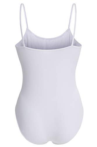 UnsichtBra Pack de 2 Bodys para Mujer (2 x Blanco, L-XL)