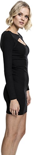 Urban Classics Ladies Cut out Dress Vestido, Negro (Black 7), L para Mujer