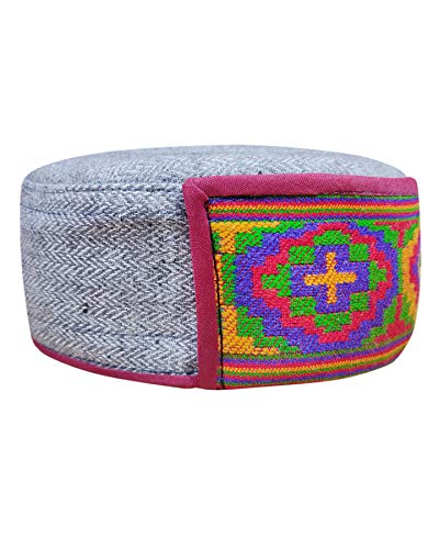 Vastraa Fusion Himachali Kullu Patti - Gorra de lana para hombre y mujer