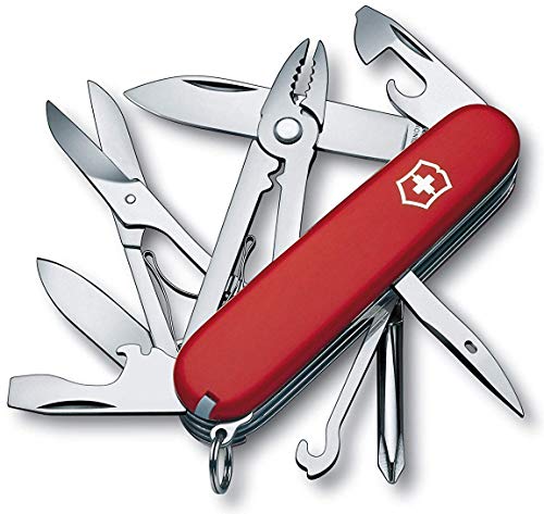 Victorinox V14723 Navaja Medio Deluxe Tinker, Rojo, longitud 91 mm