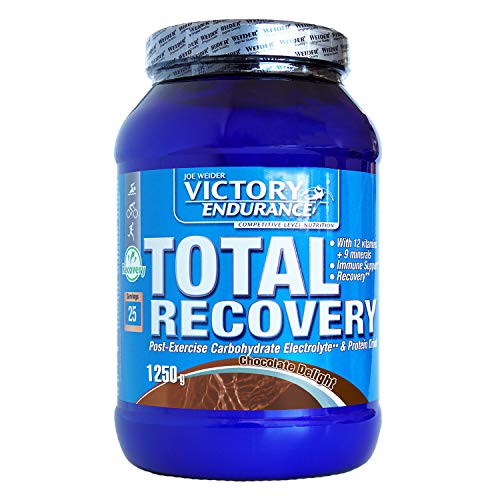 Victory Endurance Total Recovery. Maximiza la recuperación después del entrenamiento. Enriquecido con electrolitos y vitaminas. Sabor Chocolate (1250 g)