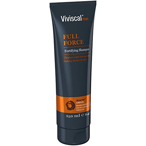 Viviscal, Full Force Champú anticaida hombre, Densificador Crecimiento deslumbrante - 250 ml