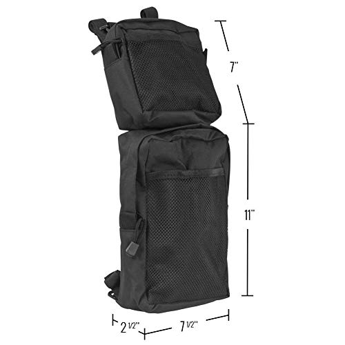 VKTY ATV bolsa de almacenamiento, 2 piezas 600D Oxford bolsa de tanque de carga, bolsa de transporte para remolque, bolsa impermeable para guardabarros de quad, motos de nieve