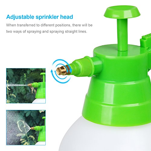 VOXON Pulverizador de Resión Boquilla Ajustable de 2 litros Capacidad para Ser Utilizado como Jardinería, Lavado de Coches, Limpieza de Ventanas, Riego de Flores, Fertilización y Mucho Más